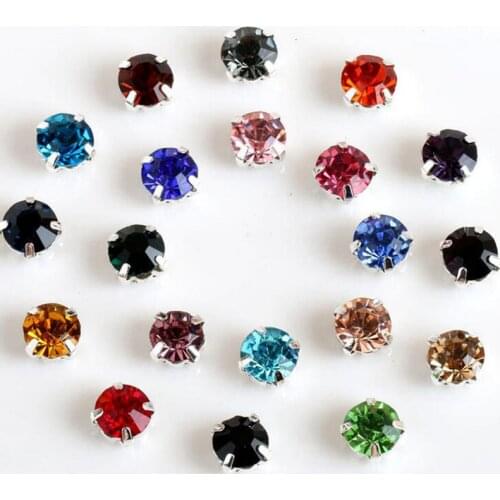 Pulaqi Clear Glass Strass Crystals Rhinestones Applique Claw Thermomix Rhinestones for Needlework Hotfix Rhinestones for Wedding