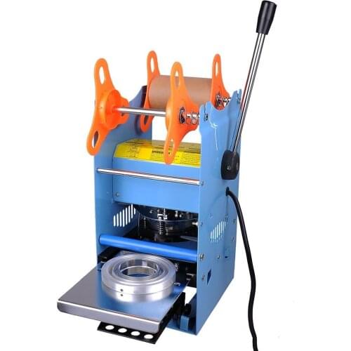 Hand Held plastic beverage bubble tea cup sealing machine for cup sealing firm type Heavy Duty 220V