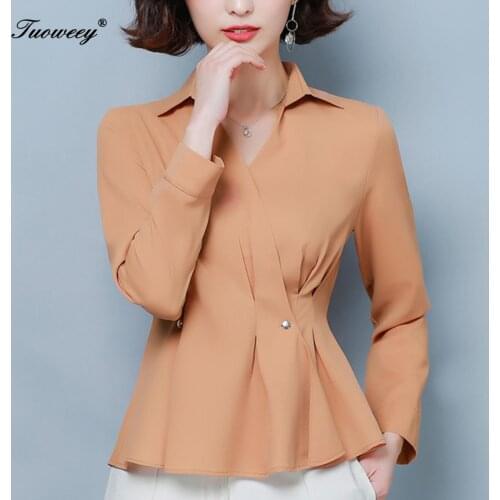 Tuoweey Yellow Blouses