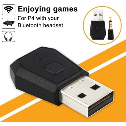 USB Wireless Receiver Adapter For PS4 Gamepad Controller Console Support Bluetooth Headsets For ps4 controller accesspories