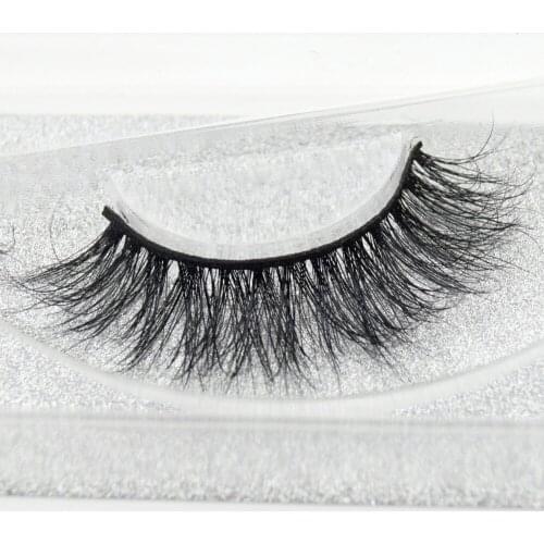 Visofree 3D Full Strip Lashes Real Mink Full Strip Natural Eyelashes 3D Mink False Eyelashes 100% Handmade Beauty Makeup D02