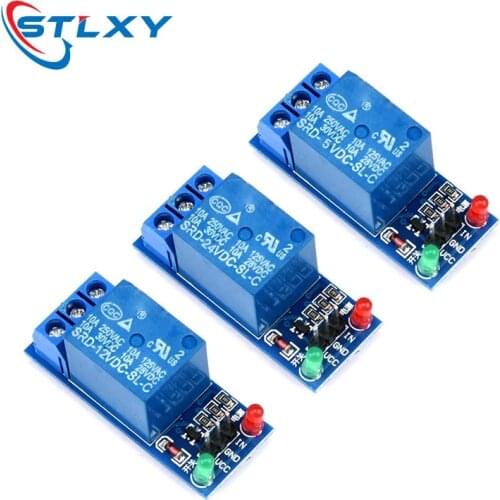 5V 12V 24V Low Level Trigger 1 Channel Relay Module Interface Board Shield for PIC AVR DSP ARM MCU Arduino