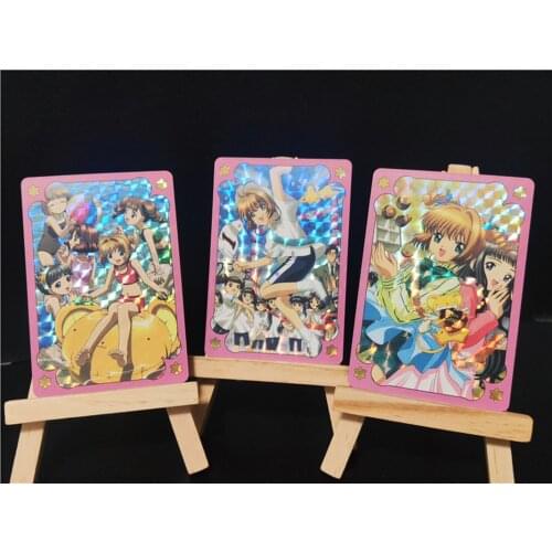 9pcs/set Card Captor Painting Set Plot Sexy Girls Toys Hobbies Hobby Collectibles Game Anime Collection Cards