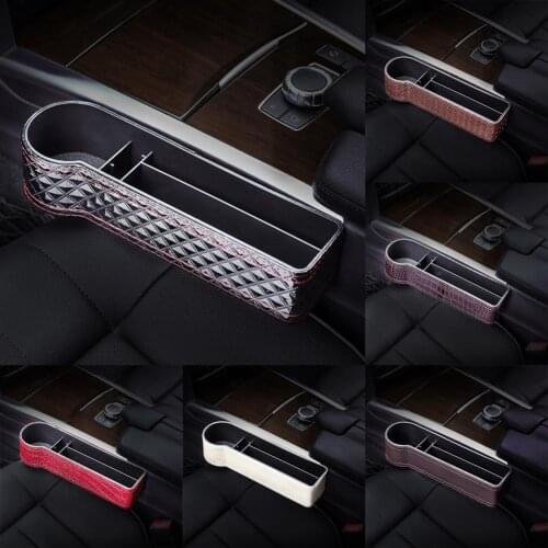 Car Driver Seat Gap Storage Box Phone Sundries Container Vehicle Interior Decor