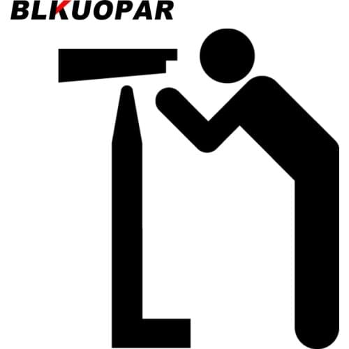 BLKUOPAR for Look Into Telescope Car Stickers Fashionable Graffiti Decals Cute Scratch-Proof Windshield Helmet Decor Car Goods