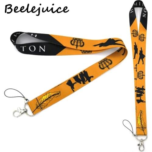 Broadway musical Hamilton 90s vintage Neck Strap Lanyards ID badge card holder keychain Mobile Phone Strap Gifts decorations