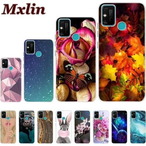 For Huawei Honor 9A Case MOA-LX9N Silicone Cover Slim Printed Coque For Honor 9A 9C 9S DUA-LX9 Cases Bumper Honor9A Cover Fundas