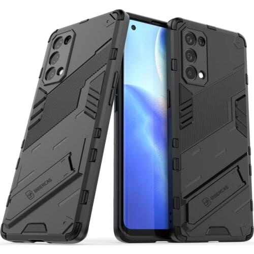 Phone Holder Case For Oppo Reno 5 Pro 5G Case Bumper Hard PC Armor Full Cover For Oppo Reno5 Pro 5G Case For Oppo Reno 5 Pro 5G