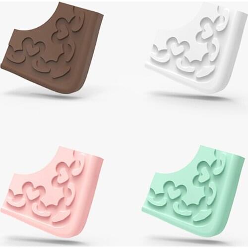 Kids Baby Safety Silicone L Shape Protector Cover Table Corner Guards Children Anticollision Furnitures Edge Corner Guards