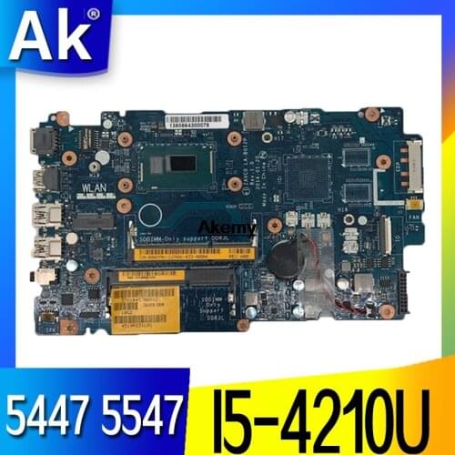 For DELL Inspiron 5447 5442 5542 5547 Laptop Motherboard I5-4210U LA-B012P Motherboard tested 100% work