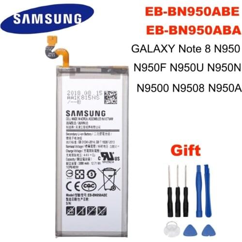 EB-BN950ABE EB-BN950ABA For Samsung Galaxy Note 8 N950 SM-N950F SM-N950FD SM-N950W SM-N950N SM-N9500 SM-N950U SM-N950U1 SC-01K