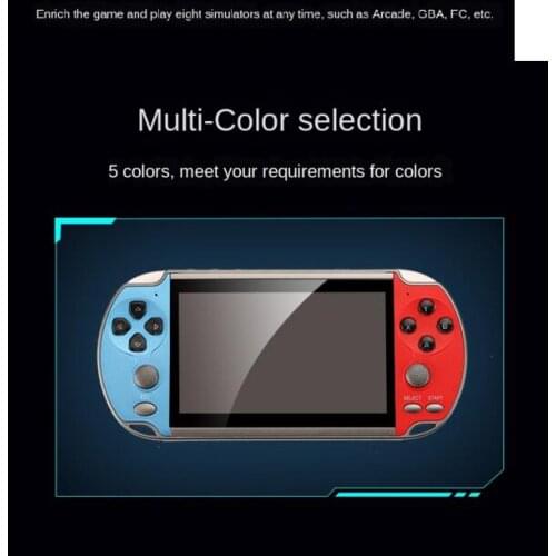 New X7 Game Console Portable Camera MP5 HD Movies Double Rocker 8G Video Music LCD Rechargeable Handheld for kids