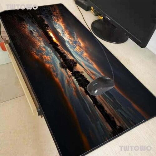 Sky Clouds River Landscape Gaming Mouse Pad Gamer Large Mouse Big Computer Mousepad Mause Pad Keyboard Desk Mat