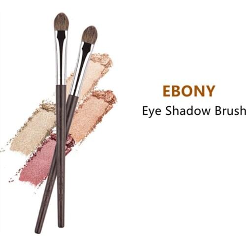 MyDestiny Ebony Wood Tapered Eye Shadow Makeup Brush Ultra-Soft Natural Hair Precise Blending Smudging Cosmetics Beauty Tool