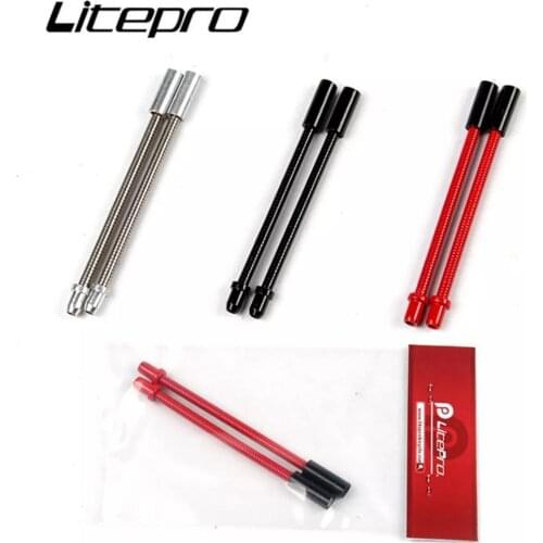 Litepro V Brake Tube Stainless Steel Smooth Curve Tube Folding Road Bike V-brake Pipe LP Soft Folded Tube