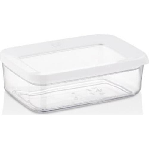 Multipurpose Vacuum Rectangular Storage Container Hard Plastic Home Kitchen Refrigrator Store Dry Food Cheese Jam BPA Free
