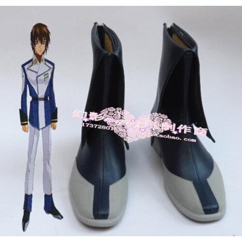 Mobile Suit Gundam SEED Kira Yamato Short Halloween Cosplay Boots Shoes H016