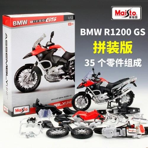Maisto 1:12 R 1200 GS KTM 690 Duke HUSQUARNA FE 501 Scrambling Motorcycle Alloy Metal Motorbike Road Racing Model Assembly Line