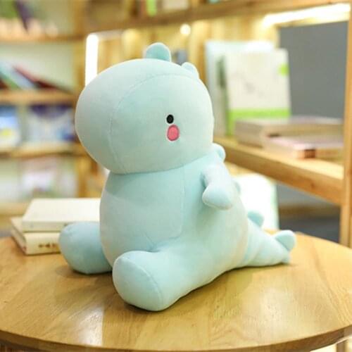 Ultra Soft Lovely Dinosaur Plush Doll Huggable Pink/Blue Stuffed Dino Toy Kids Huggable Animals Plush Toy 30cm