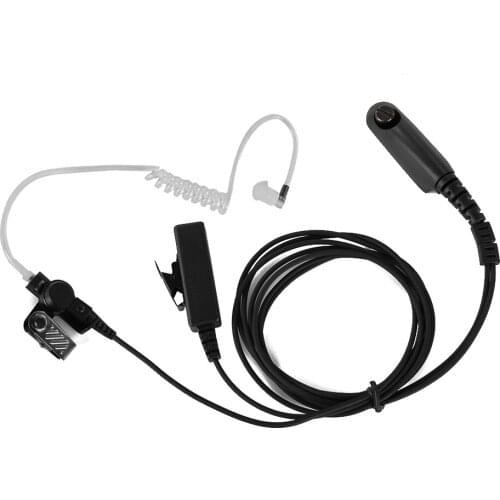 Surveillance Air Tube Earpiece for Motorola GP328, GP329, GP338, GP339, GP340 MTX850, MTX850 LS Walkie Talkie Radio Headset
