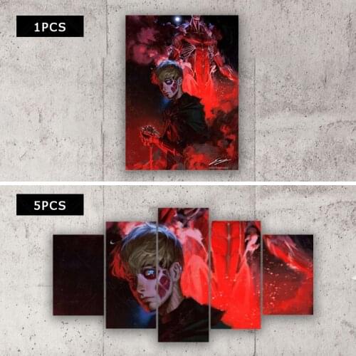 Attack on Titan Canvas Poster Wallpaper Decorative Wall Picture Gift Idea Office and Home Decoration Clear Image Anime Painting