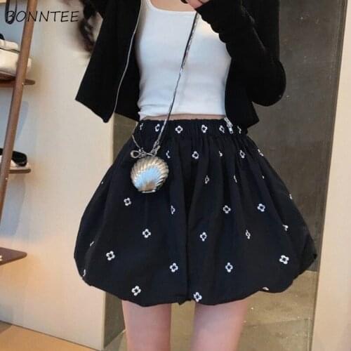 Shorts Women Floral Summer Ladies Elastic Waist Casual Cute Girls Baggy Fashion Popular Basic Newest Preppy Style Vintage Chic