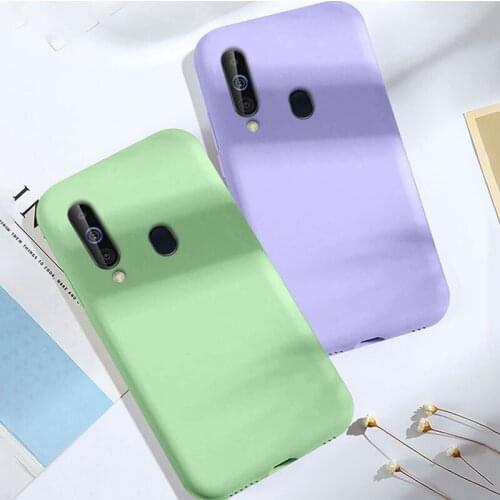 Skin-friendly Case For Samsung Galaxy M30 Liquid Silicone Case For Samsung Galaxy M30S M307 Slim Soft TPU Microfiber Cover Coque