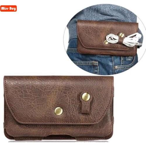 Universal Leather Holster Belt Clip Pouch Mobile Phone Bag For Samsung A21S A31 A41 A51 M11 A11 M01 A01 Case Men Waist Bag Purse