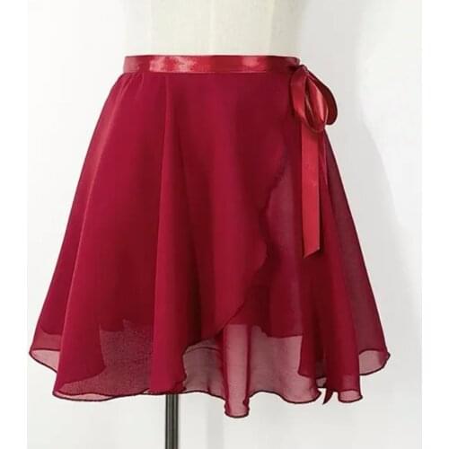 USHINE ballet dance skirt chiffon pure color Floral Print practice leotard ballet dance dress woman children