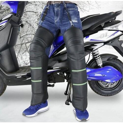 Winter Scooters Motorcycle Knee Warmer Lengthen Thickened Motorcycle Leg Protectors Motocross Motor Knee Pads Scooter Leg Cover