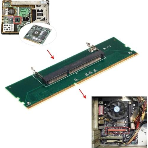 1.5V DDR3 204 Pin Laptop SO-DIMM to Desktop DIMM Slot Memory Adapter