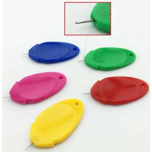 10pcs DIY Threader Elderly Guide Needle Easy Device Automatic Thread Sewing Tools Handmade sewing accessories Random Color EL