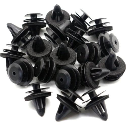 20pcs Door Trim Panel Retainer Clips Fastener Screws for Nissan 01553-07111