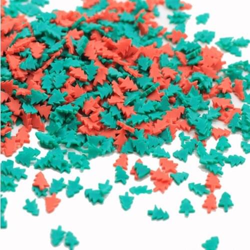 500g Halloween Polymer Clay Christmas Tree Candy Canes Skull Slices Sprinkles for Crafts DIY Making Slime Nail Art