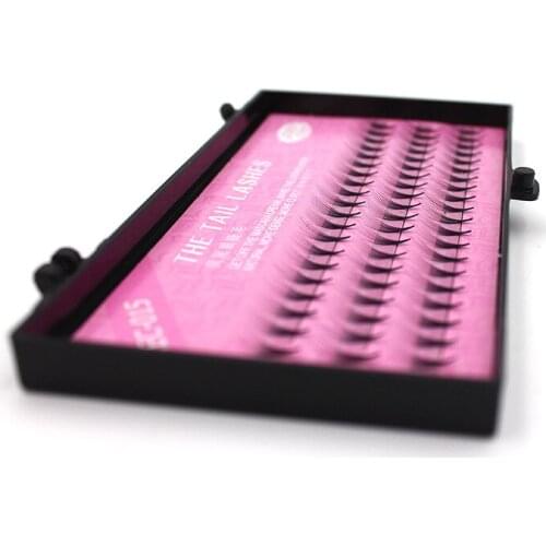 60pcs 0.07mm Cluster Fan Lashes 9D Bloom Individual Eyelash Extension Natural Sofe Austomatic Flowering Volume Lashes Makeup