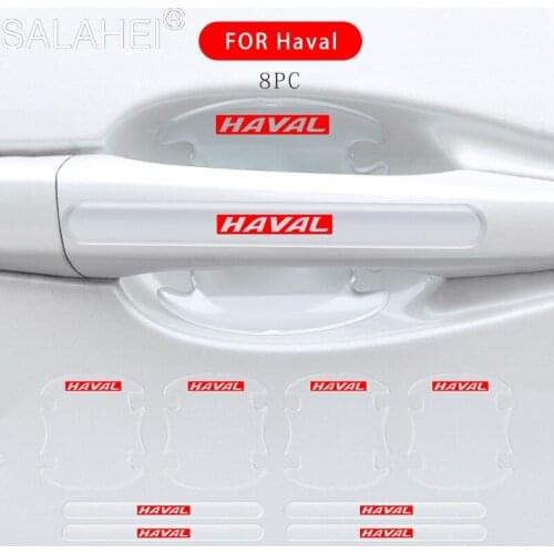 8 PCs Car Door Handle Bowl Cover Invisible Sticker Protect Cover Decal For Great Wall Haval/Hover H1 H2 H6 H7 H4 H9 F5 F7 F9 H2S