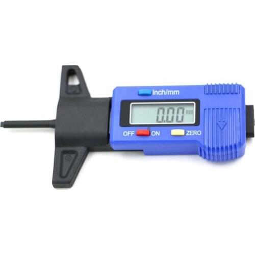 Car Digital Tyre Monitoring System 0-25.4mm Caliper LCD Digital Tyre Depth Gauge Tread Checker Meter Measurer
