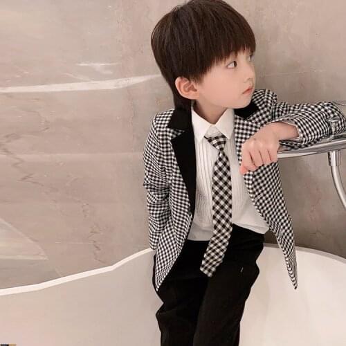 Boys Girls Blazer Jackets for Boys Gentleman Kids Violin Jacket Children Formal Wedding Birthday Party Jacket Boy Clothes 2-10Y