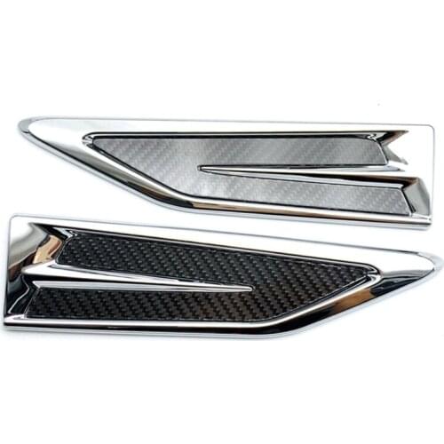 Decorative Bright Strips of Car Body Fenders Shark Fin Air Outlet Side Air Outlet Suitable for Toyota Alphard
