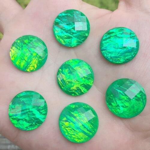 DIY 20mm AB Color Rhinestone buttons Shiny Resin Crystals Stones Strass 12pcs/lot -E305