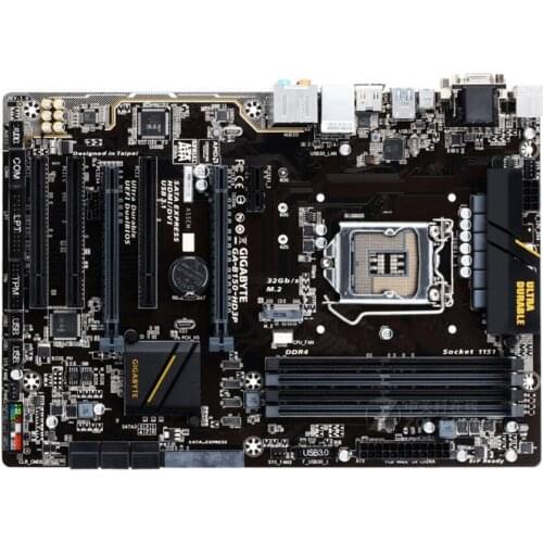 For Gigabyte GA-B150-HD3P Original Used Motherboard B150-HD3P B150 Socket LGA 1151 DDR4 USB3.0 SATA3 PCI-E3.0
