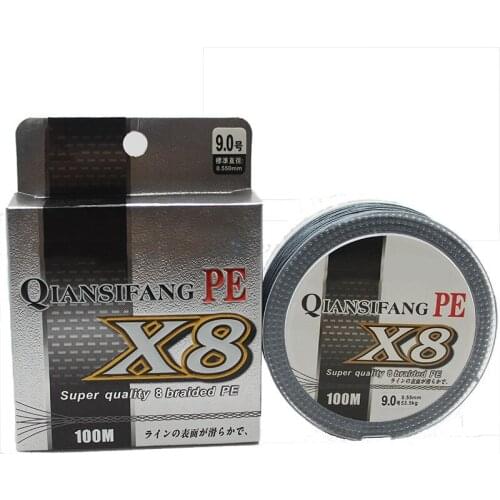 Effective Super Cast 8 Strands Braided Fishing Line Super Smooth PE Braided Lines For Fishing QW