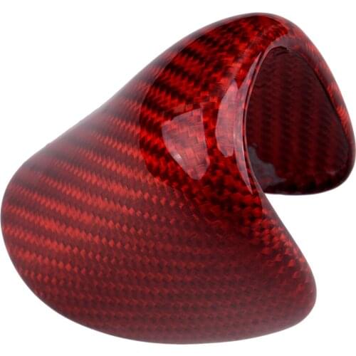 Red Carbon Fiber Gear Shift Knob Shifter Head Cover Trim Fit For Lexus ES300h ES350 GS450h IS250 NX200t NX300h RX350 2016 2017
