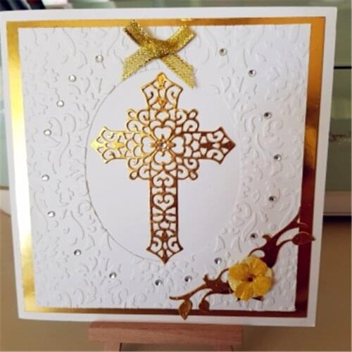 Vine cross lace diamond bless Metal Cutting Dies Stencil for DIY Scrapbooking Album Embossing Paper Cards Crafts Die Cuts