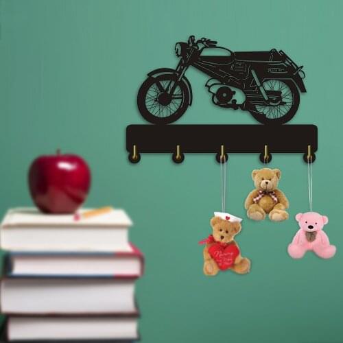Motorbike Coat Wall Hook Motorcycle Srevice Business Sign Clothes Multi-purpose Key Holder Hanger Rack Hooks Biker Gift