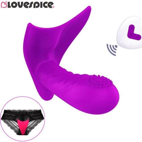 Wearable Clitoris Vibrator Wireless Remote Invisible G-Spot Stimulator for Women Vibrating Panties Sex Toys Vagina Clit Vibrador