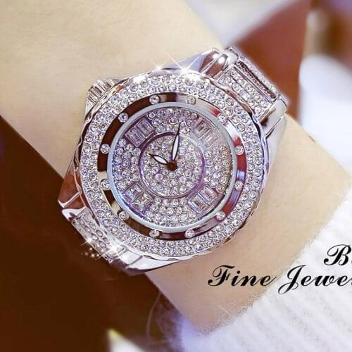 2020 New Luxury Women Watches Diamond Top Brand Elegant Dress Crystal Quartz Watches Ladies Wristwatch Relogios Femininos 2018