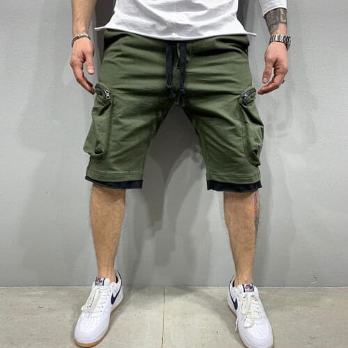 2021 Summer New Trend Fitness Capris Casual Outdoor Fashion Beggars Pants Mens Elastic Slim Straight Pants