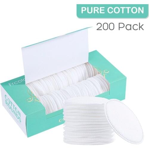 200PCS Disposable Makeup Removal Non-Toxic 3 Layers Face Wiper Cotton Pads Makeup Removal For Nursing Skin Clean Face