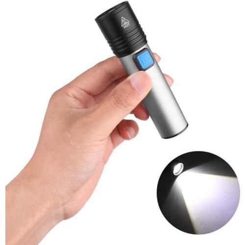 Portable 15000LM T6 LED USB Rechargeable Flashlight for Outdoor Supplies